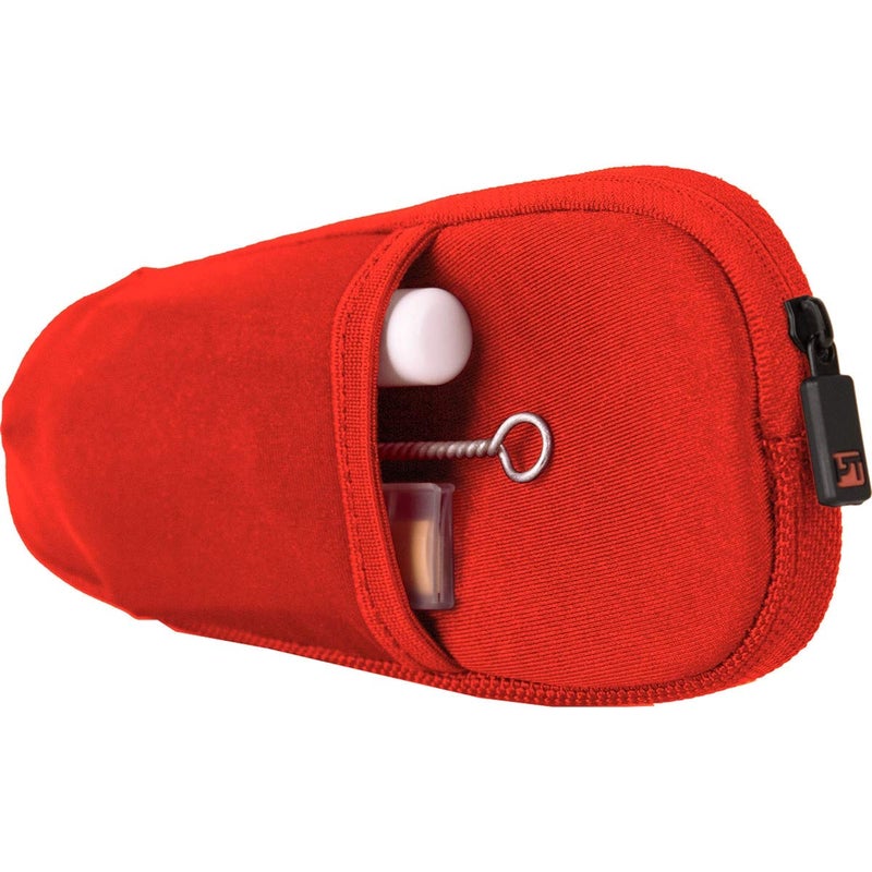 Pro-Tec Baritone Saxophone Neoprene Mouthpiece Pouch with Zipper Closure - Red, Model N277RX - Image 2